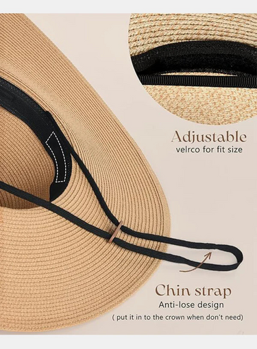 Women’s Wide Brim Sun Straw Hat